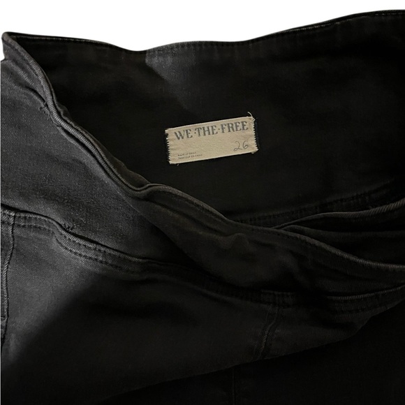 We The Free Flare Pull-On Jeans Charcoal Size 26 - Picture 4 of 6
